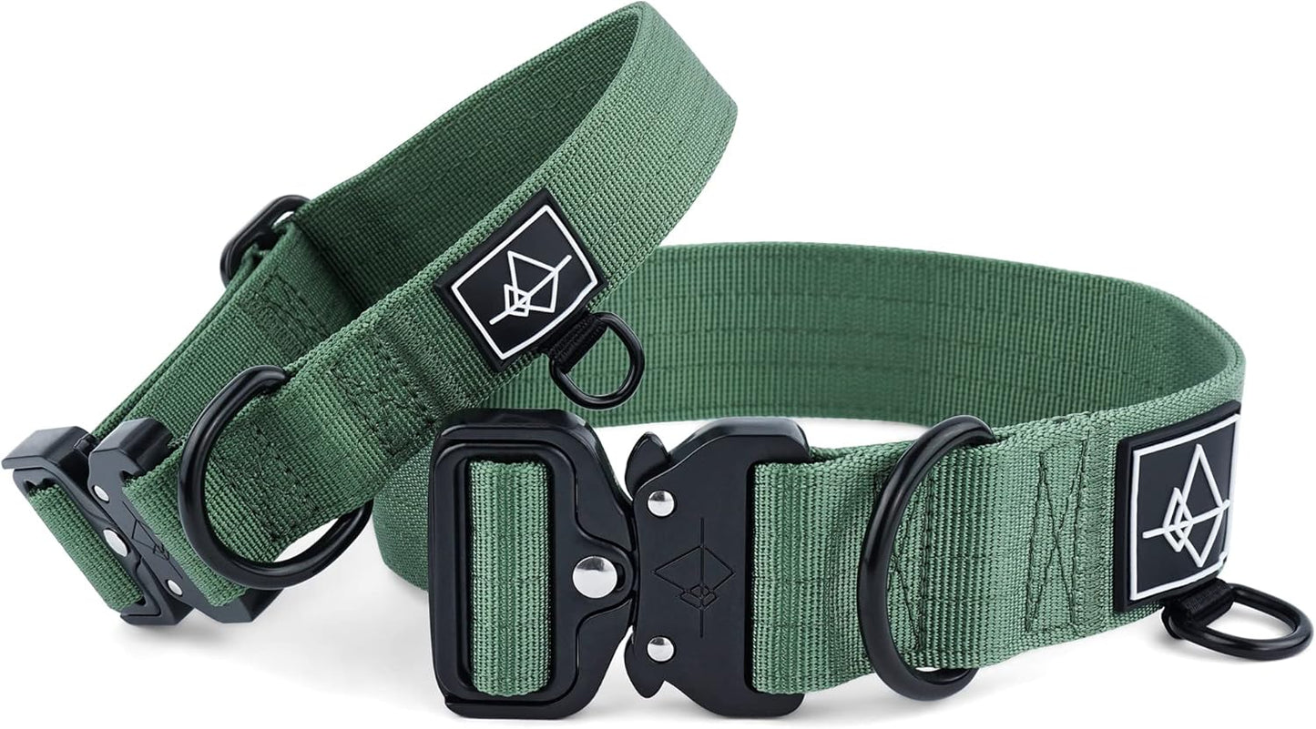 Made to  Premium Dog Collar - Adjustable Heavy Duty Nylon Collar with Quick-Release Metal Buckle (Oregon Haze, Classic Size 0)