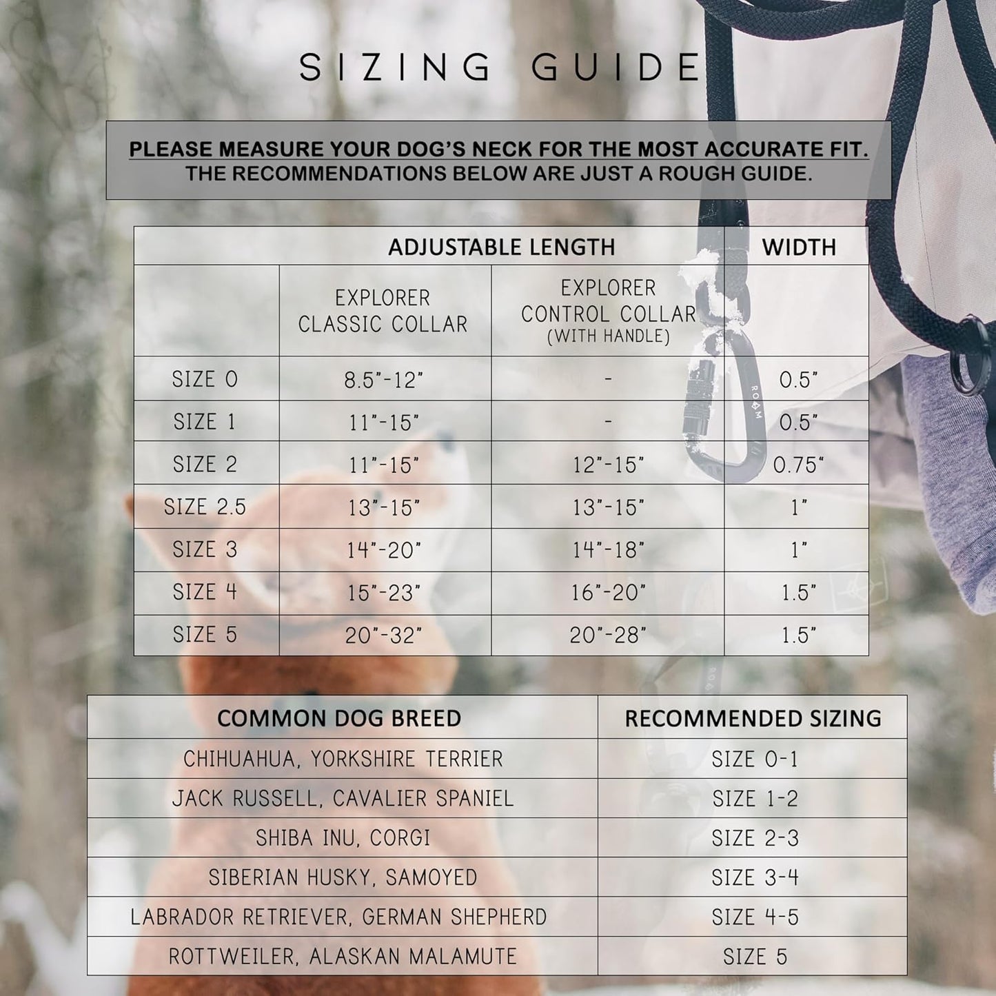 Made to  Premium Dog Collar - Adjustable Heavy Duty Nylon Collar with Quick-Release Metal Buckle (Oregon Haze, Classic Size 0)