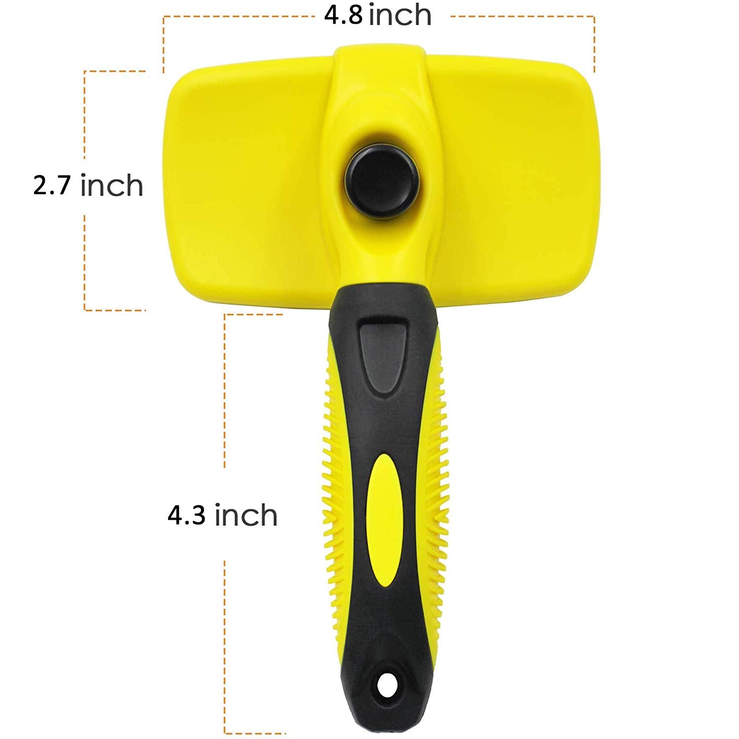 Dog/Cat Brush for Shedding and Grooming,Self-Cleaning Slicker Brush for Dogs/Cats,Pet Hair Brush Grooming Tools