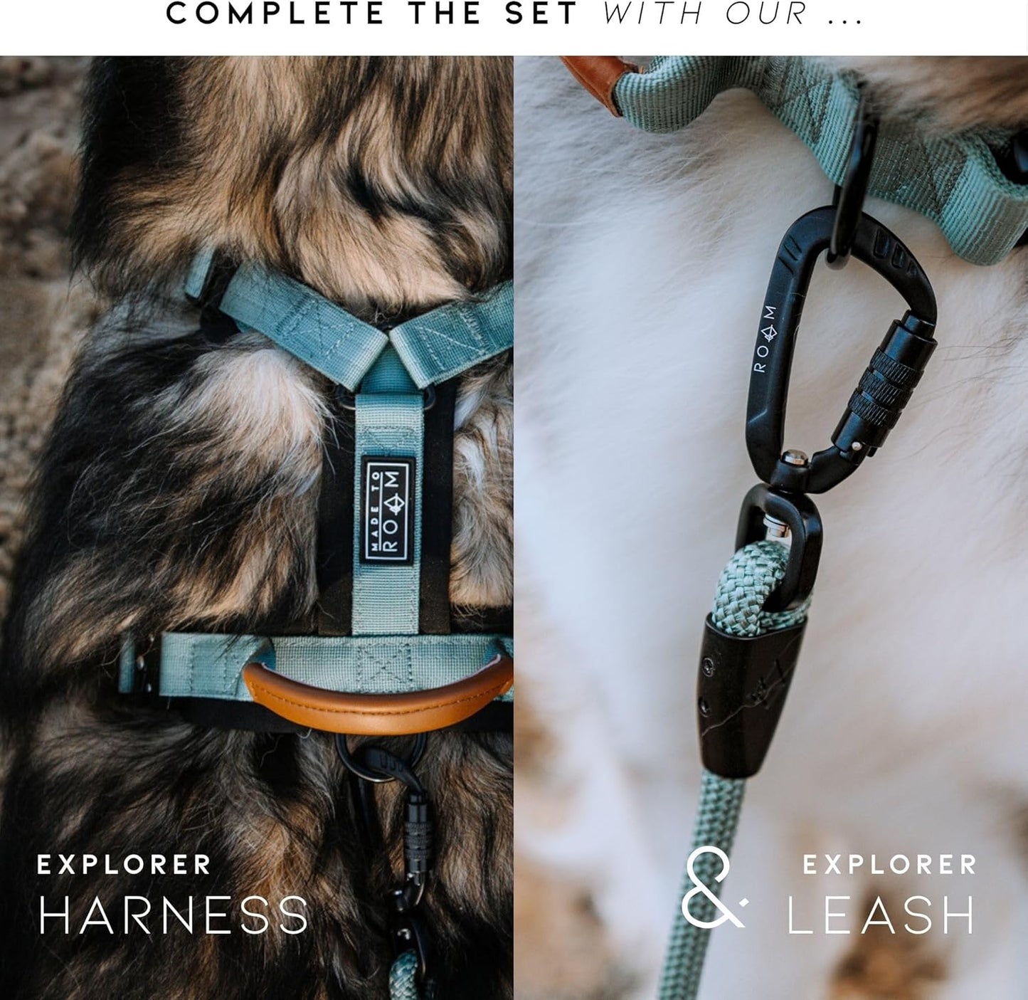 Made to  Premium Dog Collar - Adjustable Heavy Duty Nylon Collar with Quick-Release Metal Buckle (Oregon Haze, Classic Size 0)