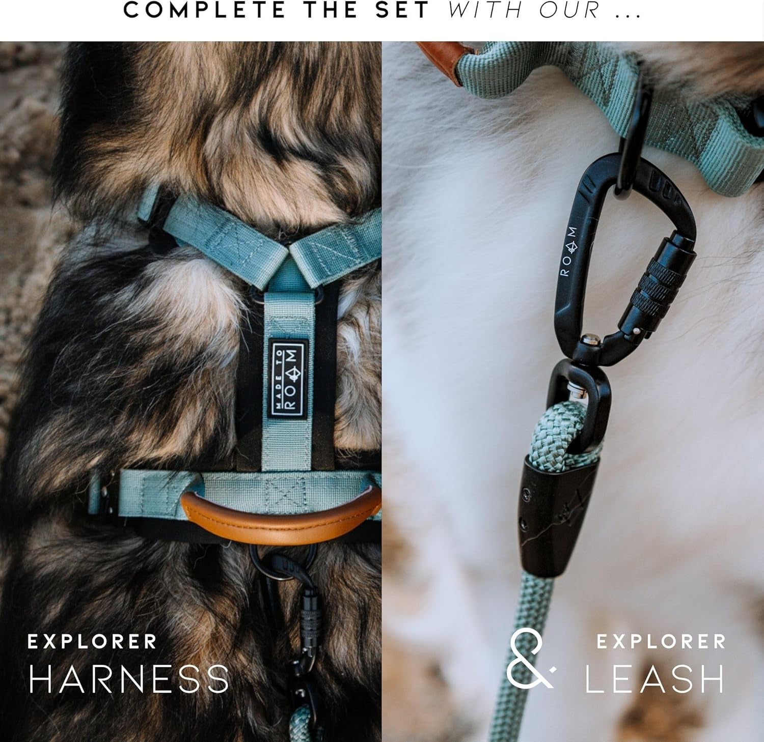 Made to  Premium Dog Collar - Adjustable Heavy Duty Nylon Collar with Quick-Release Metal Buckle (Oregon Haze, Classic Size 0)