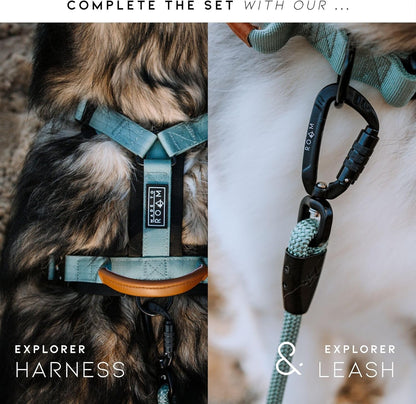 Made to  Premium Dog Collar - Adjustable Heavy Duty Nylon Collar with Quick-Release Metal Buckle (Oregon Haze, Classic Size 0)